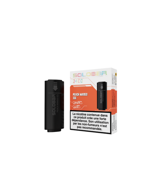 Pack 2 Pods Solobar 2400 2 ml 20 mg