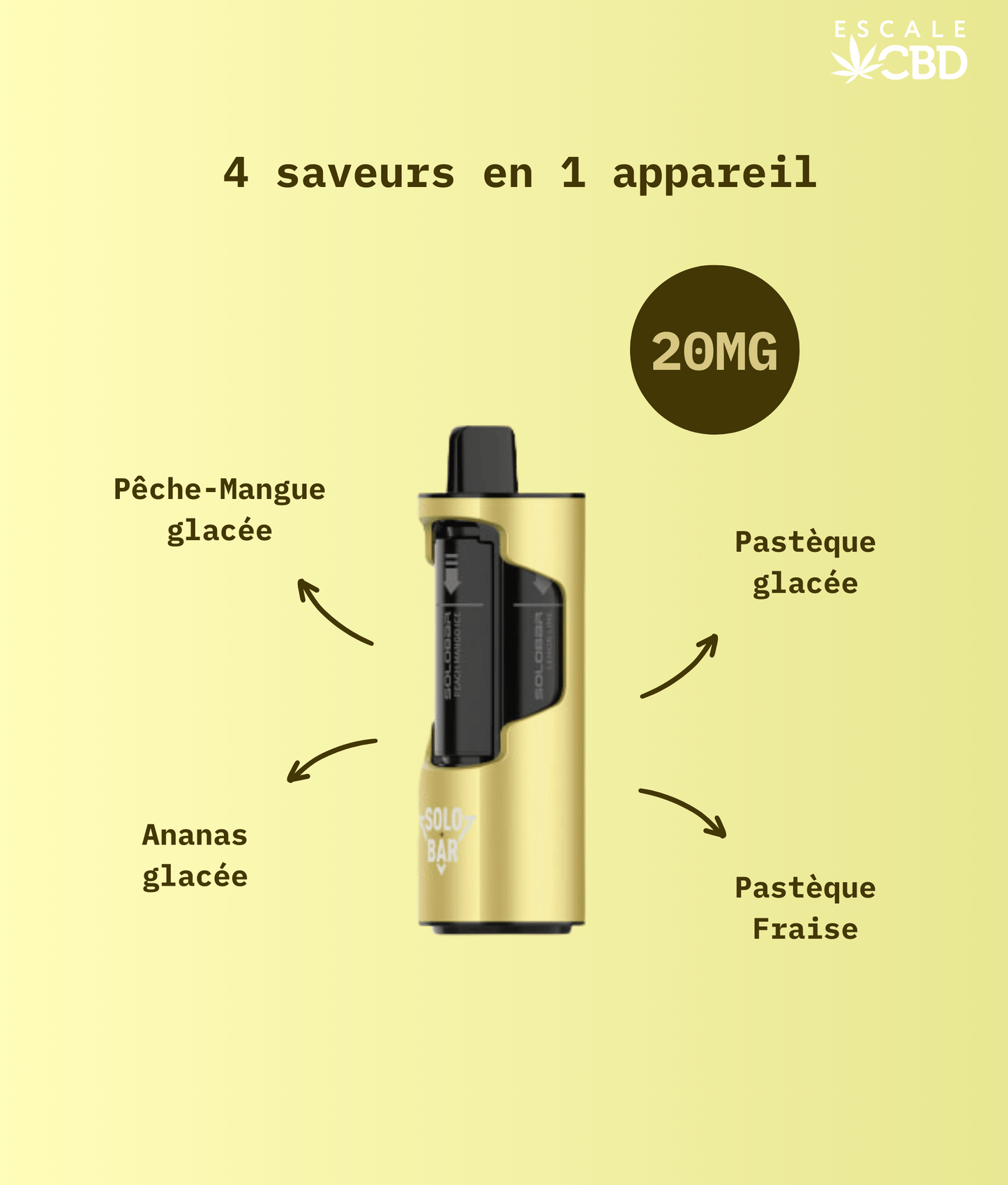 Kit Solobar 2400 4-en-1 Yellow