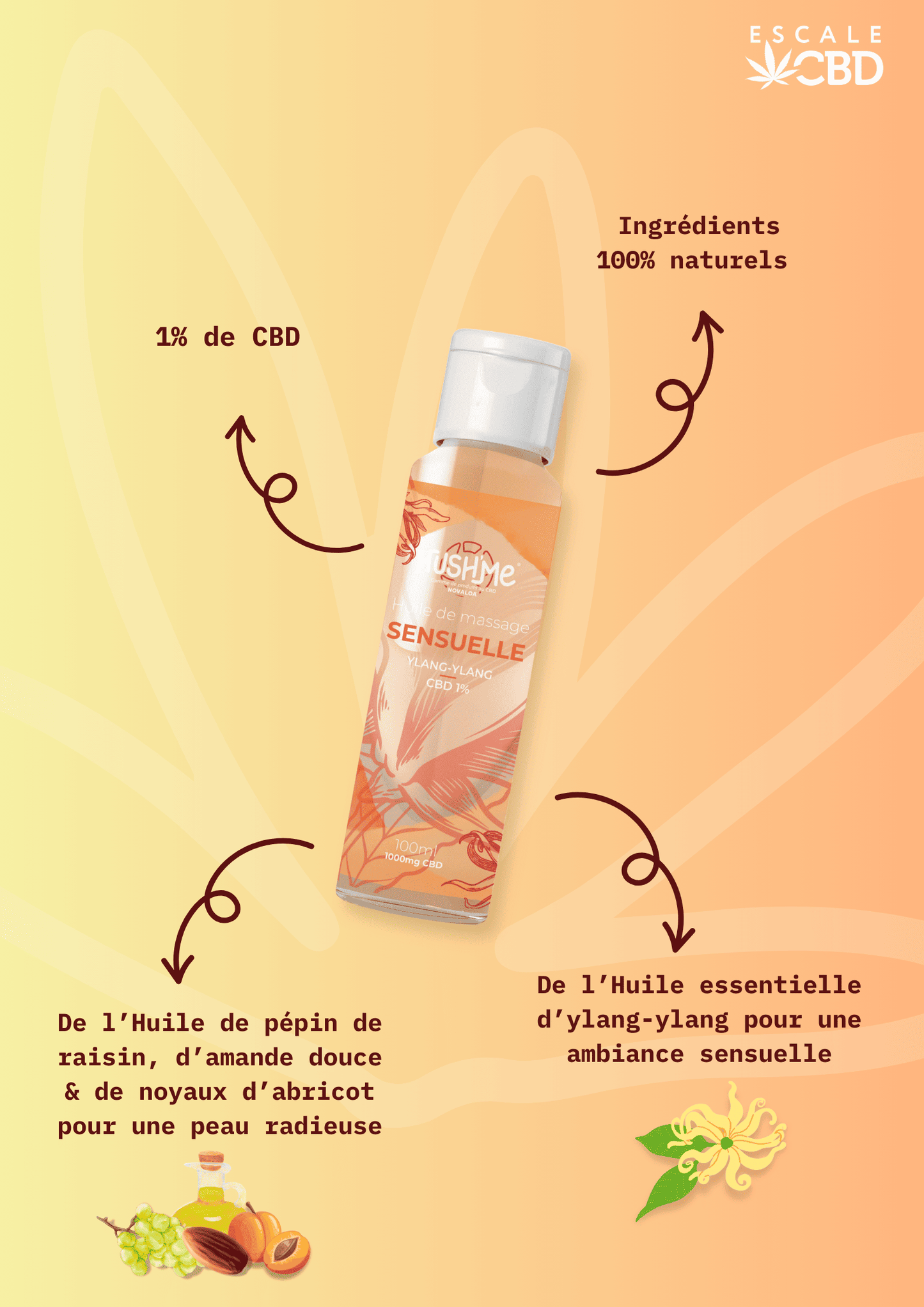 Huile de Massage "Sensuelle"