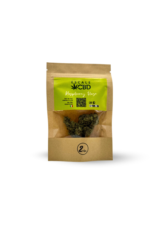 Fleurs de CBD Raspberry Haze 8 %CBD