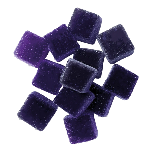 Gummies CBD Sommeil I Purple Dream I Cassis/Mûre – 20mg CBD & mélatonine – Sans THC – 30 gummies