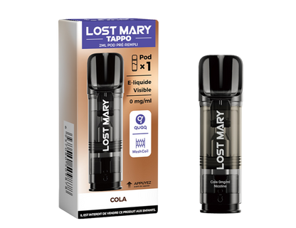 Cartouche pré-remplie Tappo - Lost Mary 00mg