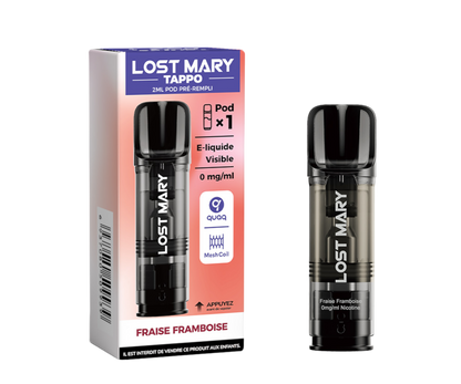 Cartouche pré-remplie Tappo - Lost Mary 00mg