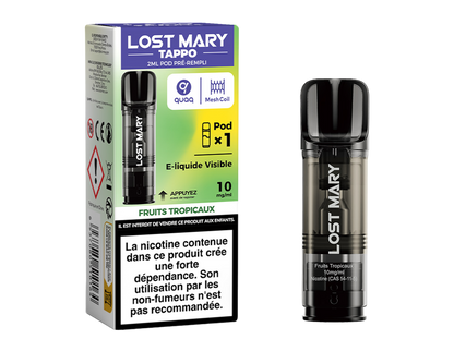 Cartouche pré-remplie Tappo - Lost Mary 10mg