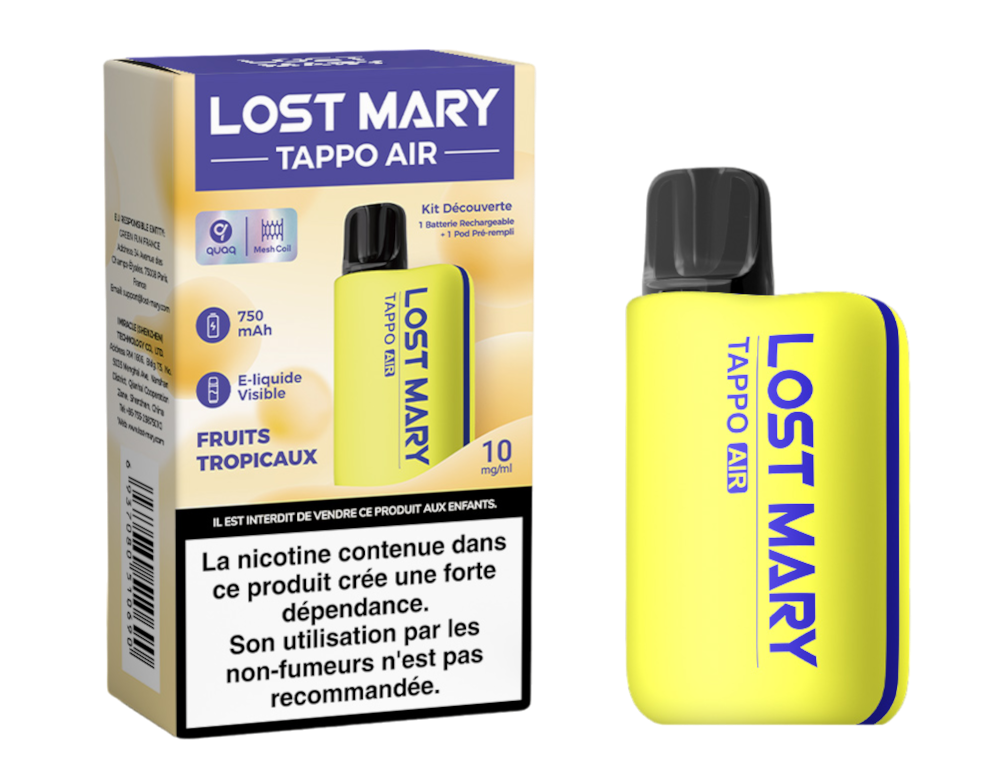 Kit Tappo Air - Lost Mary 10mg