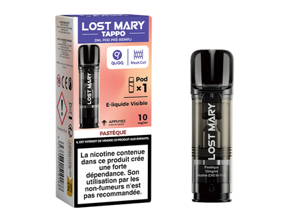 Cartouche pré-remplie Tappo - Lost Mary 10mg