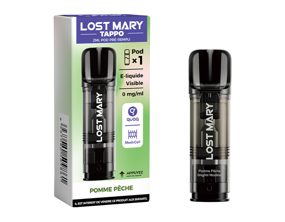 Cartouche pré-remplie Tappo - Lost Mary 00mg