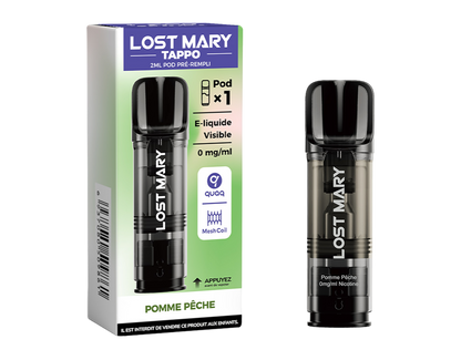 Cartouche pré-remplie Tappo - Lost Mary 00mg