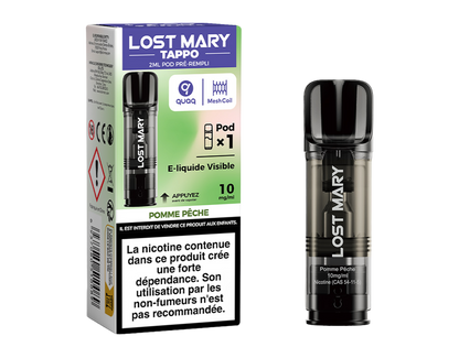 Cartouche pré-remplie Tappo - Lost Mary 10mg